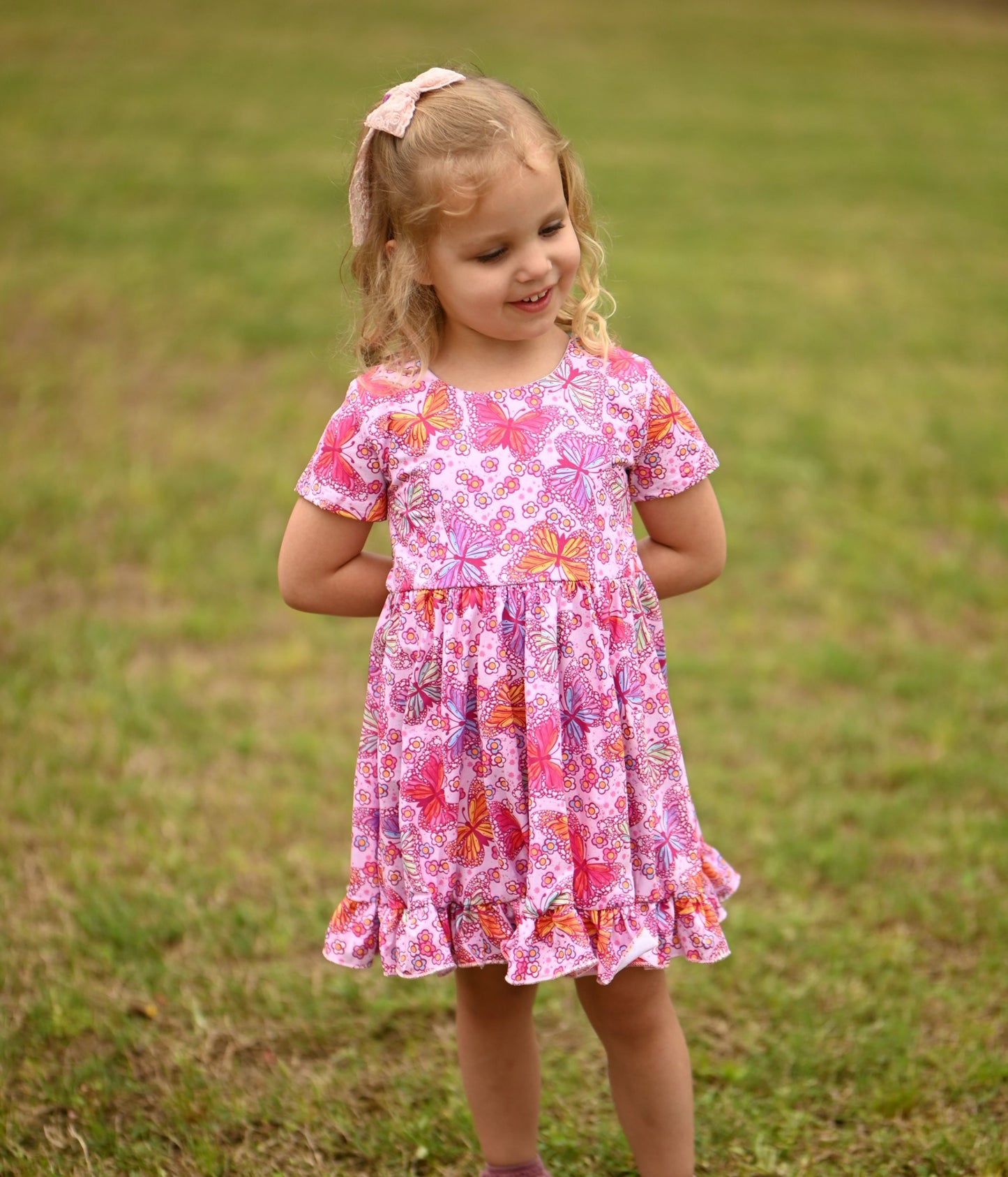 Butterfly Spring Twirl dress