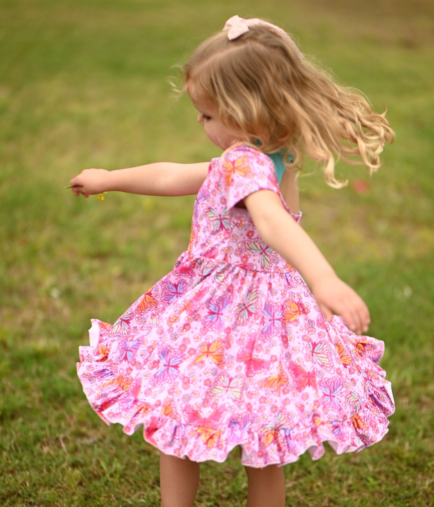 Butterfly Spring Twirl dress