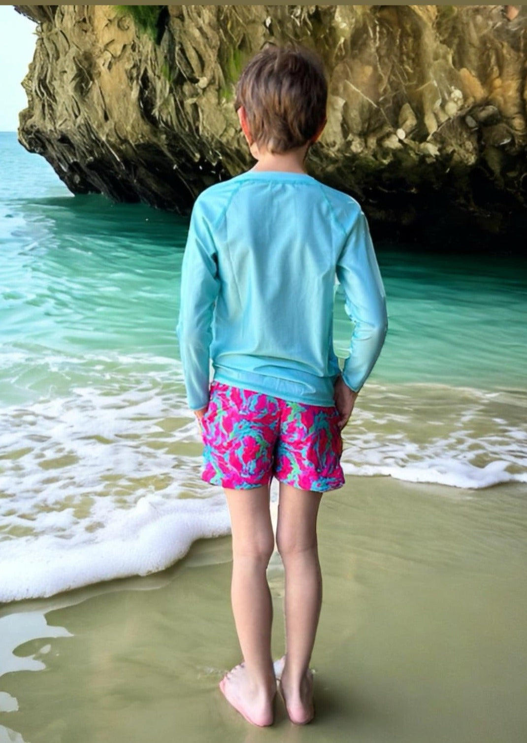 Boys Rashguard colorful swim set