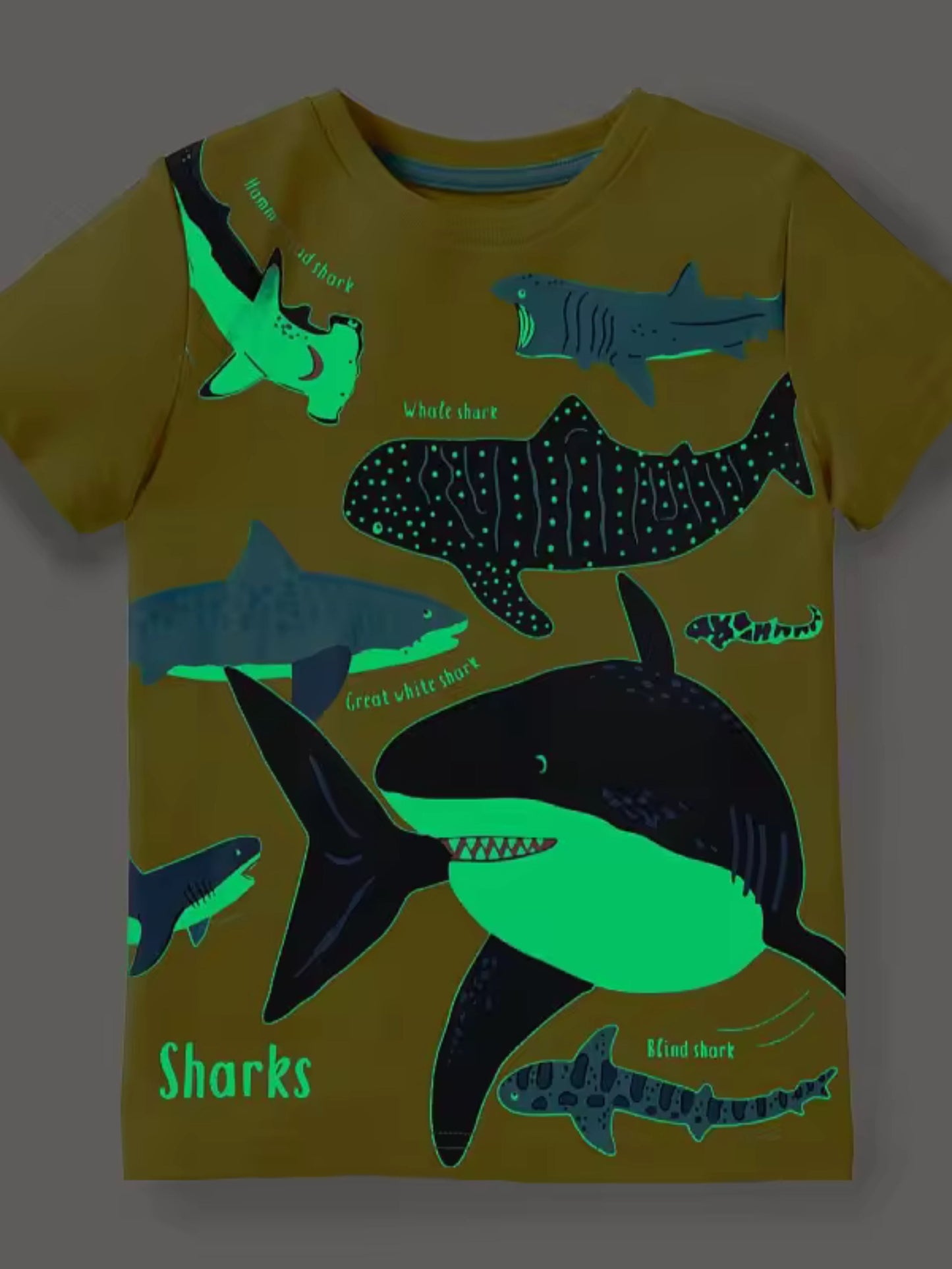 Glow in the dark Sea animals tshirt