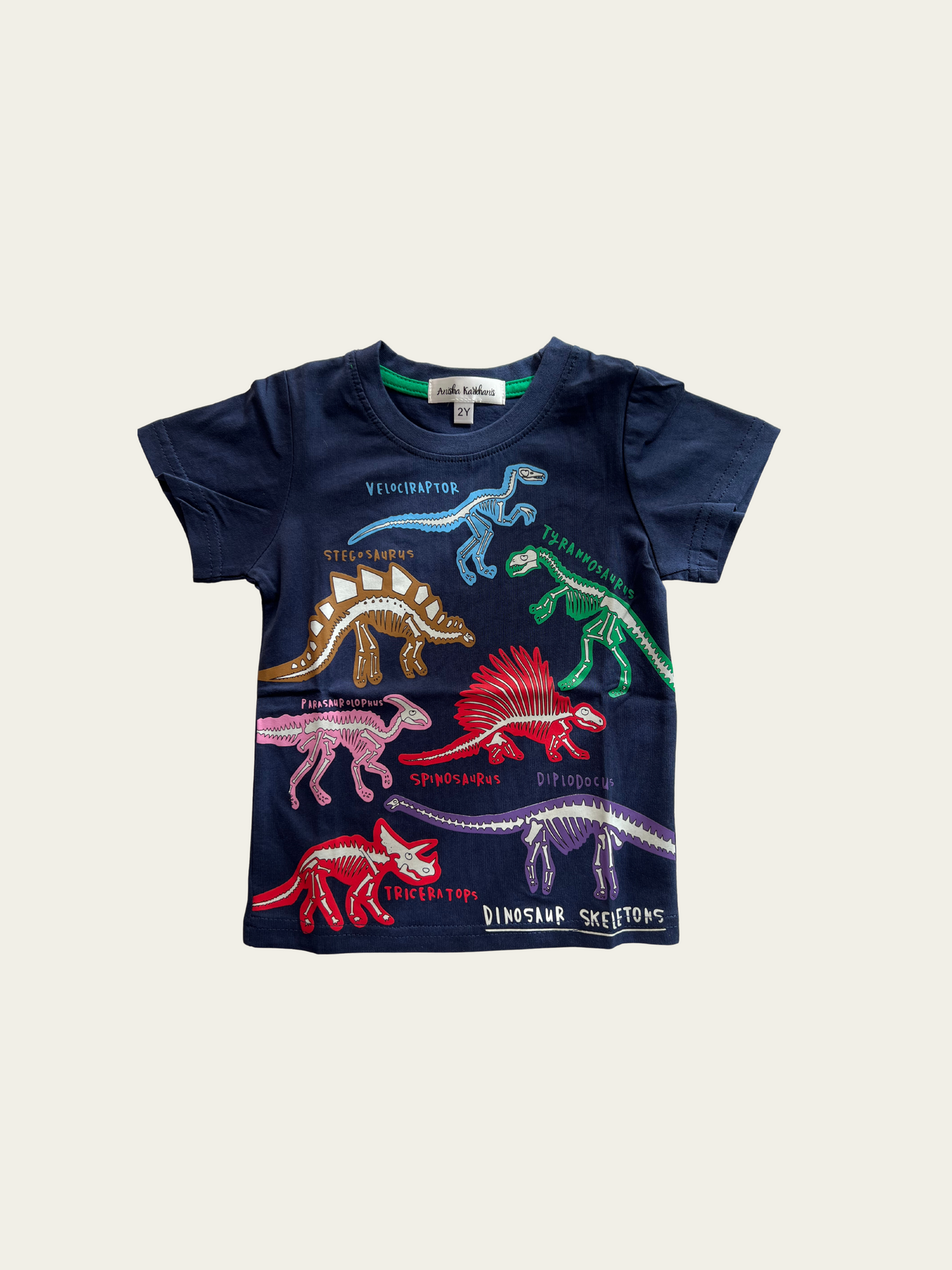 'Glow in the dark' dinosaur tshirt