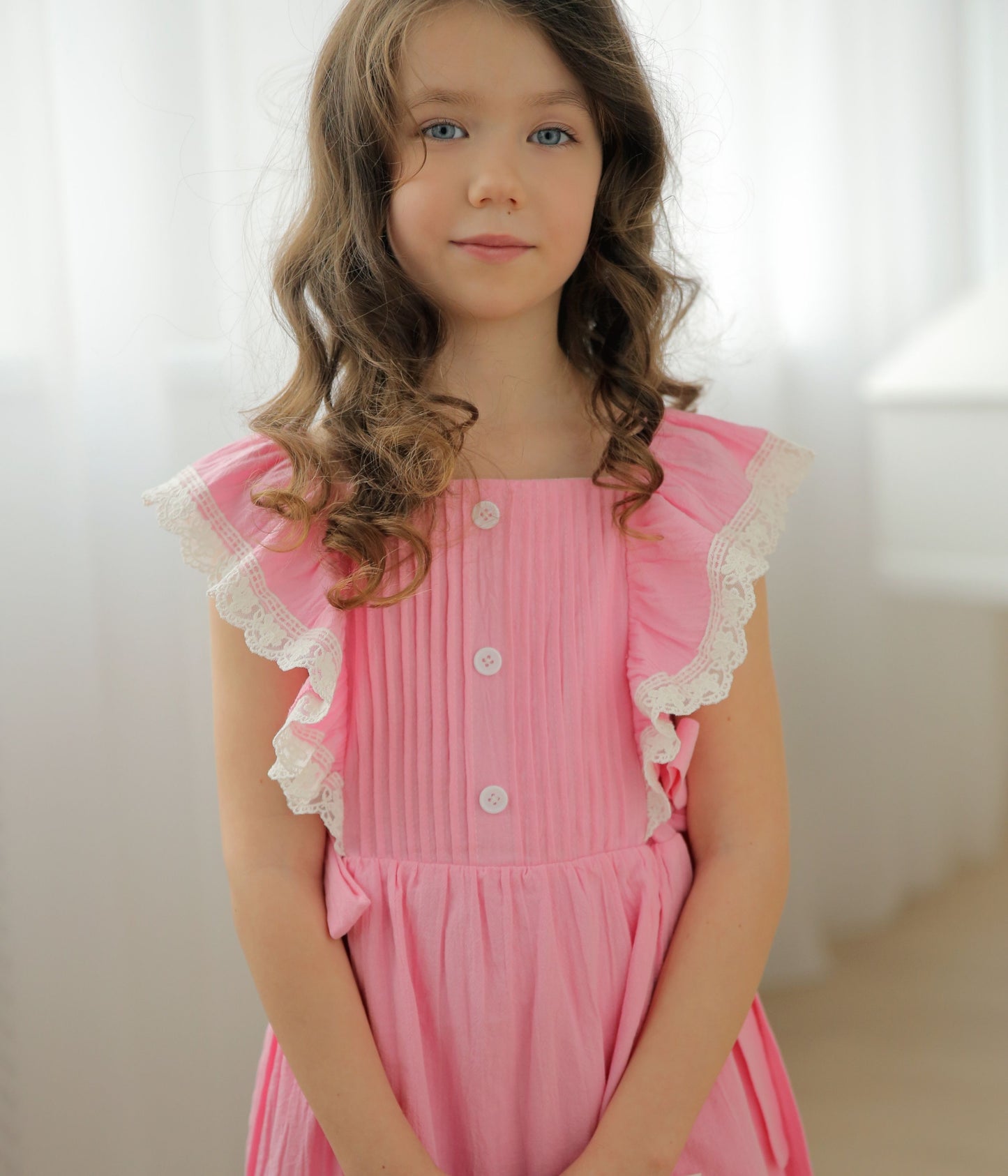 Pastel Pink Easter Alice Dress