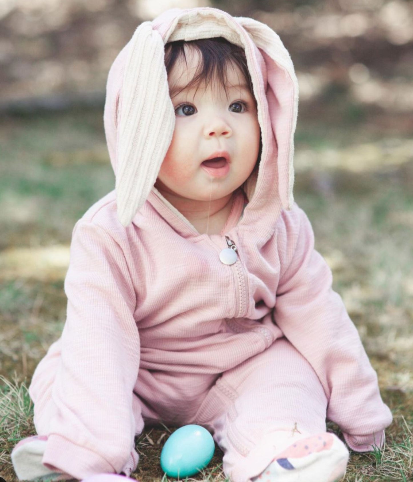 Long Eared Cotton Bunny Rompers