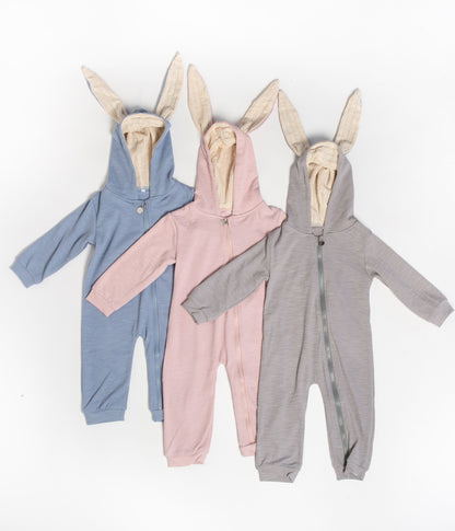 Long Eared Cotton Bunny Rompers