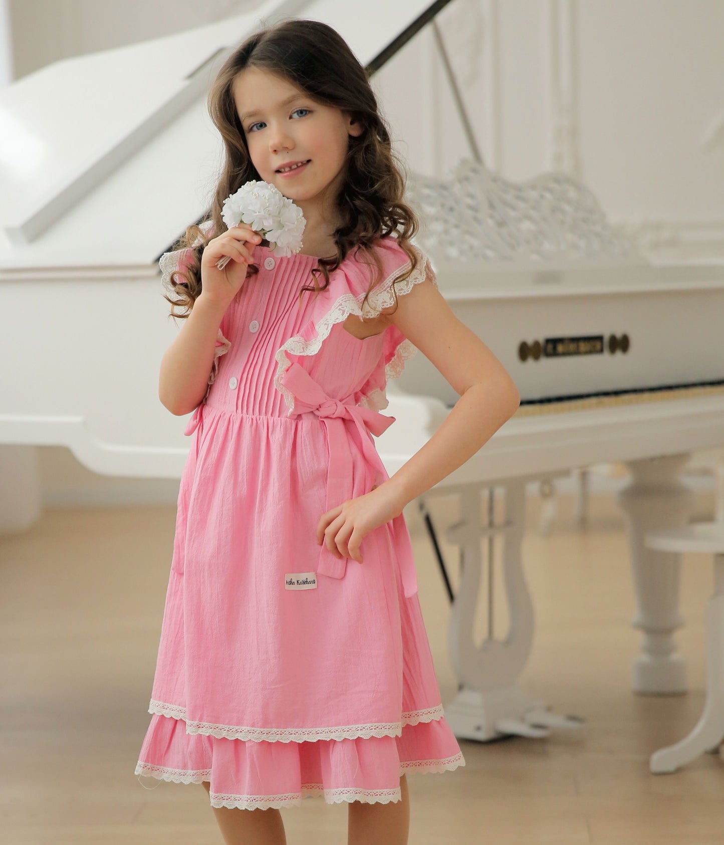 Pastel Pink Easter Alice Dress