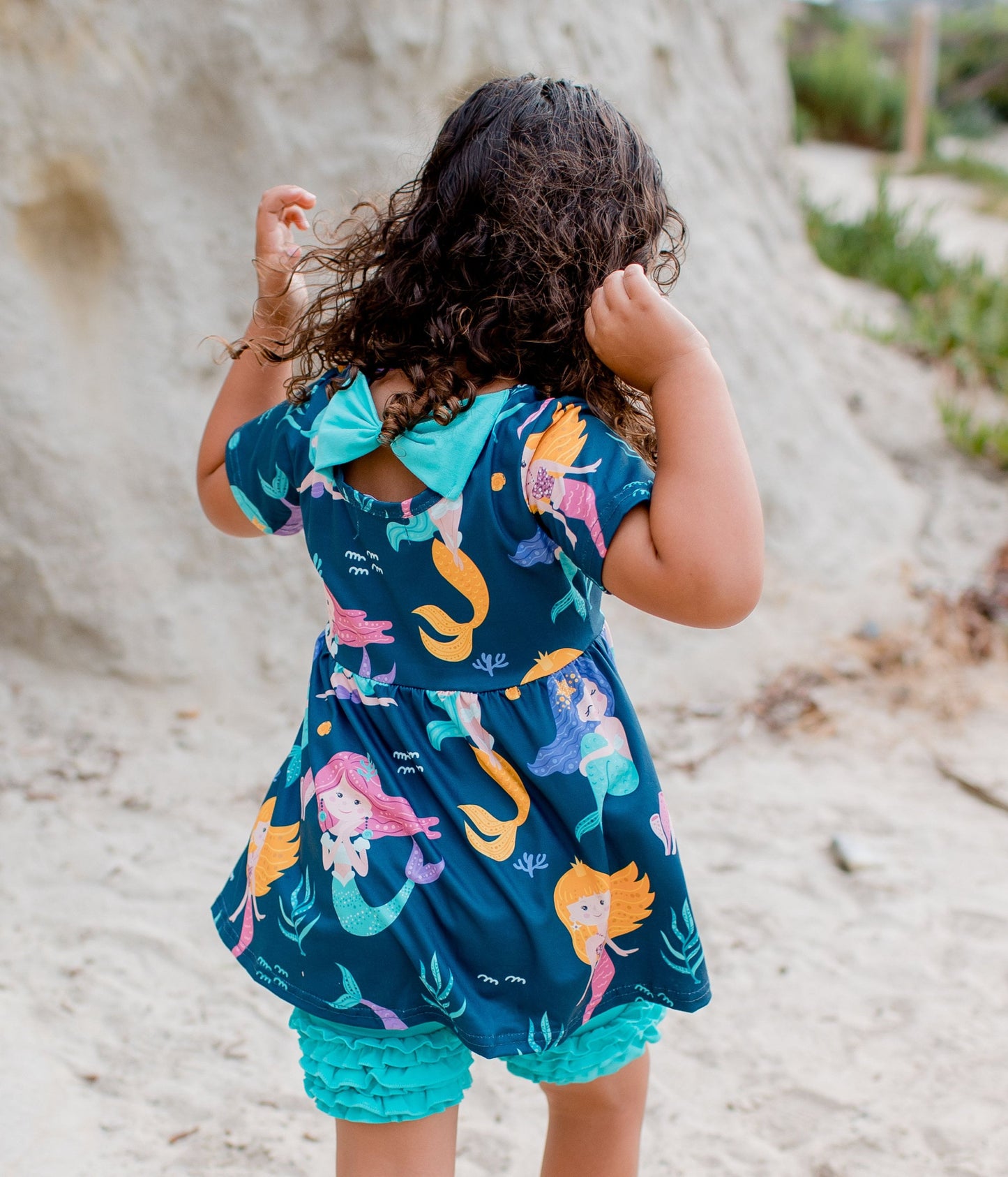 MERMAID TODDLER TUNIC summer outfit for girls