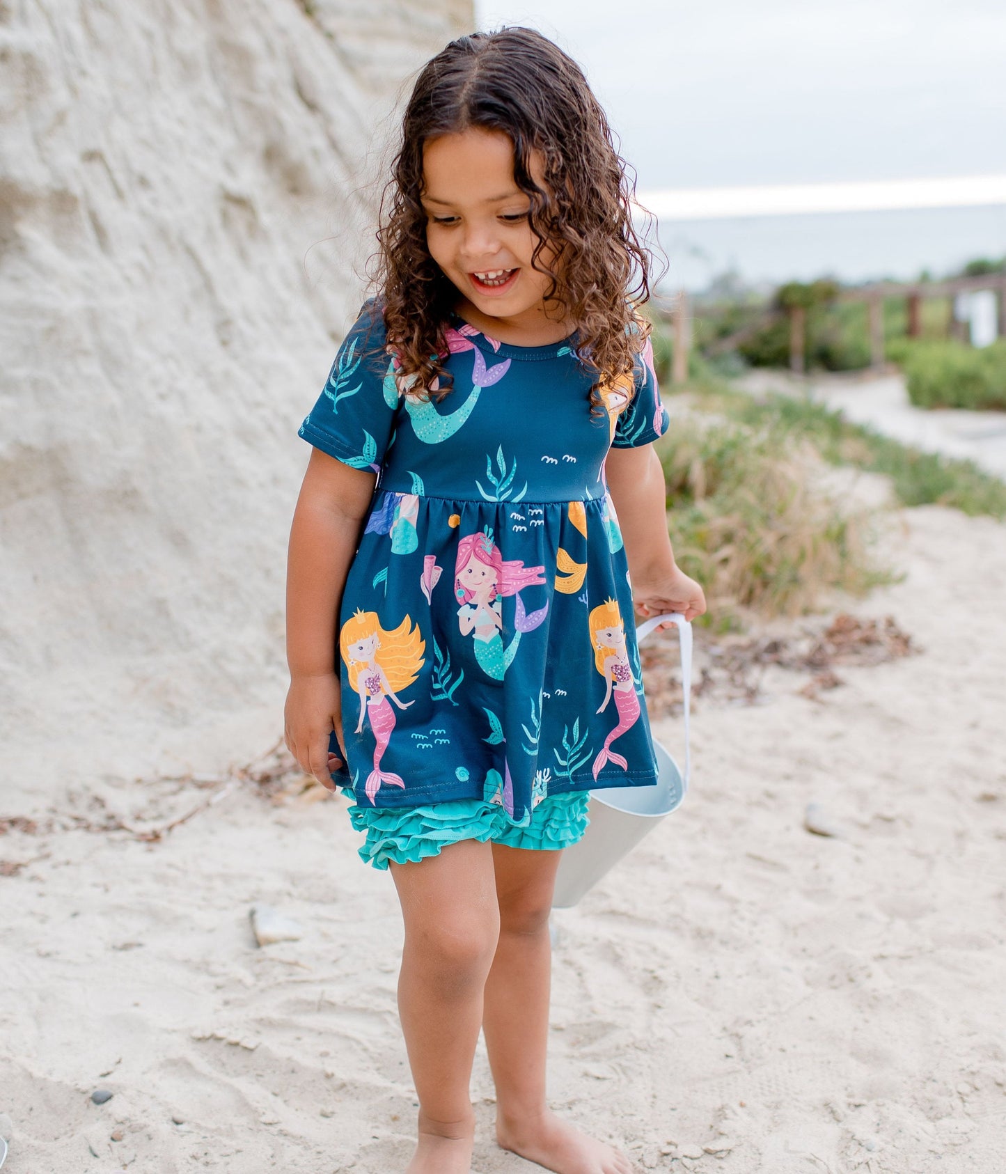 MERMAID TODDLER TUNIC summer outfit for girls