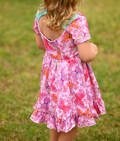 Butterfly Spring Twirl dress