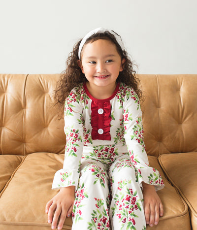 Christmas floral pajamas