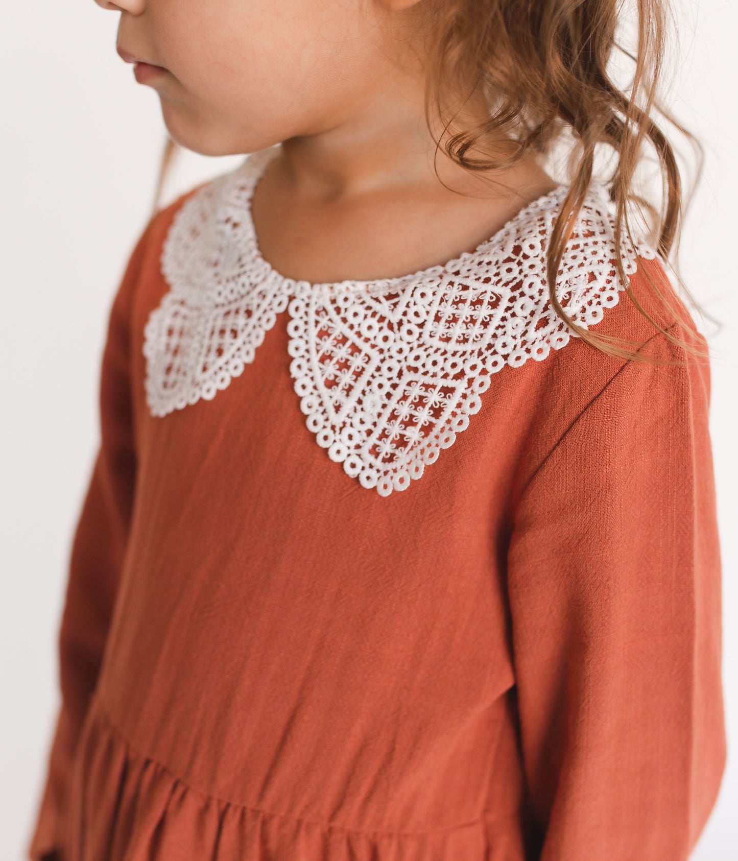 Scalloped Lace Collar Dress