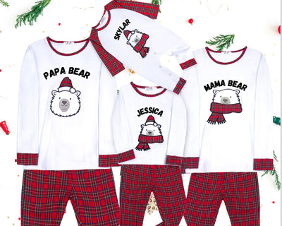 Bear Christmas Custom Pajamas