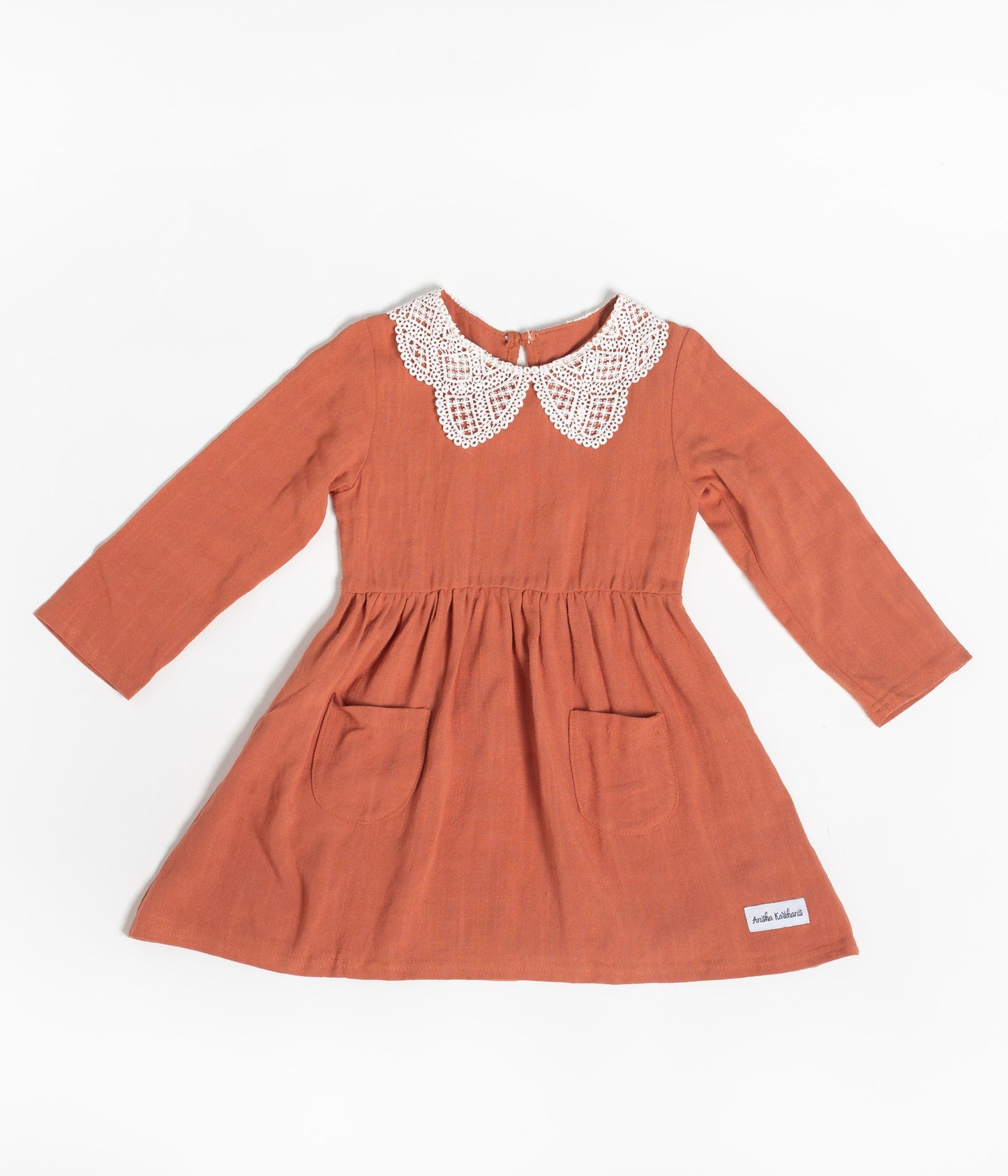 Scalloped Lace Collar Dress