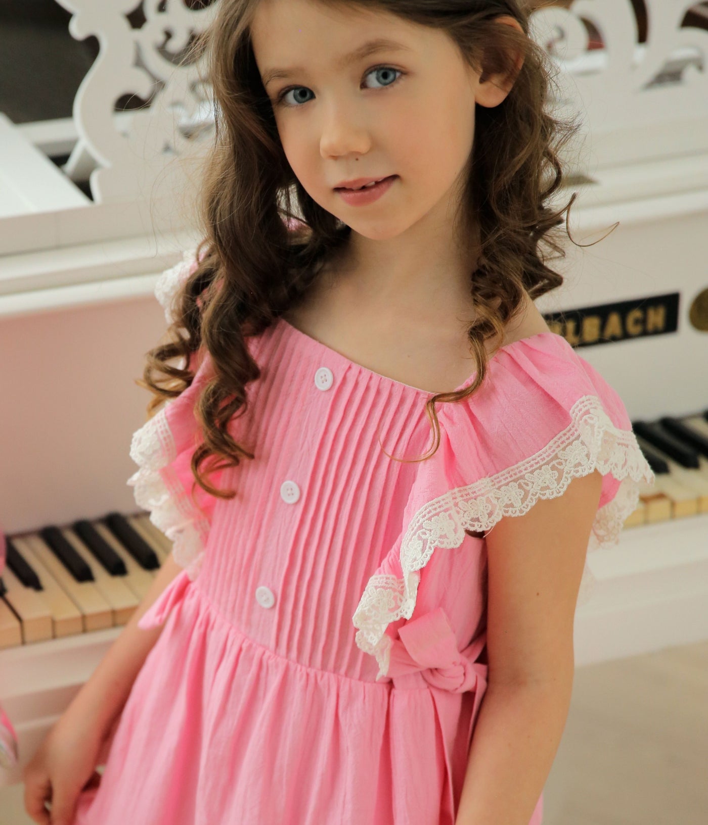 Pastel Pink Easter Alice Dress