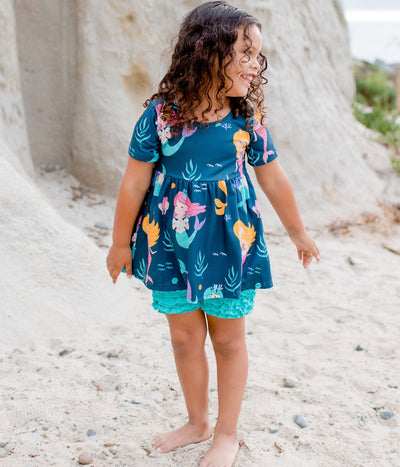MERMAID TODDLER TUNIC summer outfit for girls
